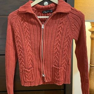 VINTAGE ZARA KNITTED HOODIE